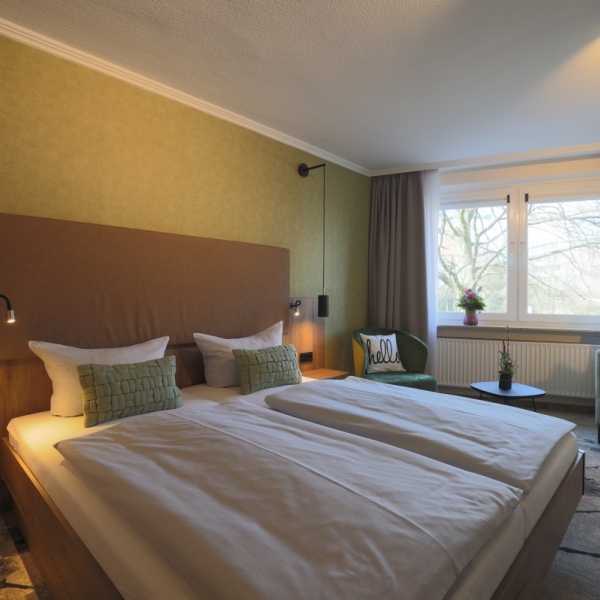 Bild Komfort-Doppelzimmer LIHO Hotel Lindenhof Lübeck • Urlaub in Schleswig Holstein